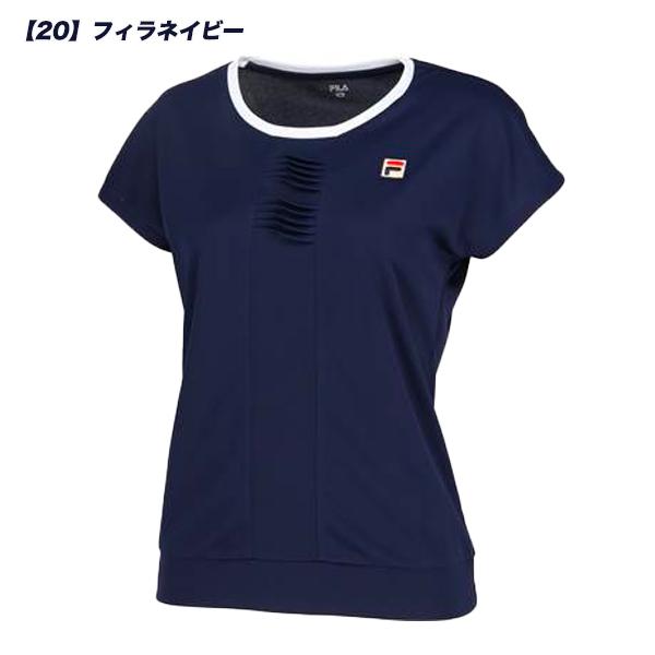 フィラ FILA テニス レディース ゲームシャツ Tシャツ 半袖シャツ テニスウェア スポーツウェア VL2820｜futabaathlete｜04