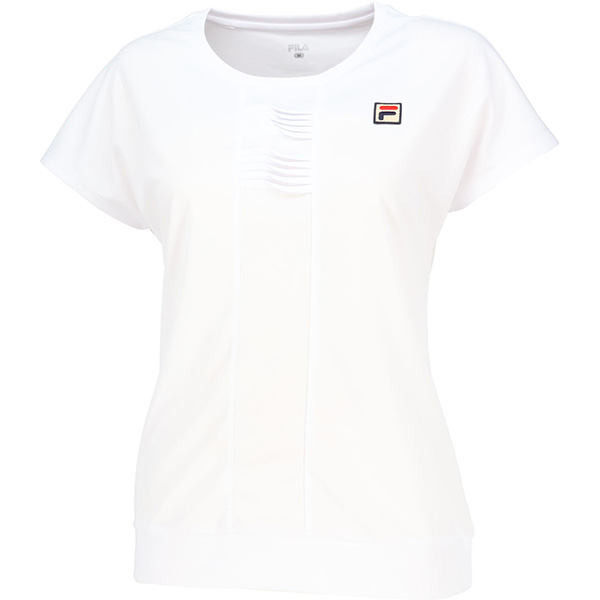 FILA（フィラ） テニス レディース ゲームシャツ Tシャツ 半袖シャツ