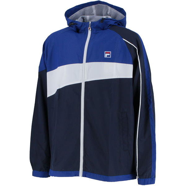FILA フィラ ウィンドアップパーカージャケット VM7013青 メンズM新品 FILA（フィラ） メンズ テニス ウィンドアップパーカー VM7013