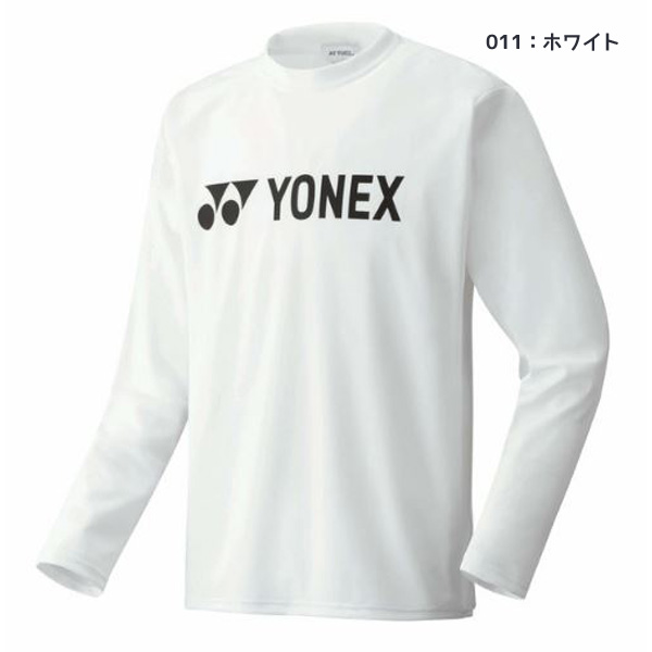YONEX ヨネックス ソフトテニス バドミントンウェア ユニロングスリーブTシャツ 16158 メンズ レディース 長袖トップス｜futabaharajuku