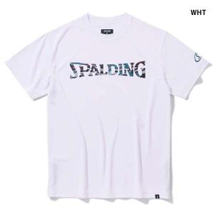 【ネコポス送料無料】スポルディング SPALDING Tシャツ オーバーラップド カモ ロゴ SMT...
