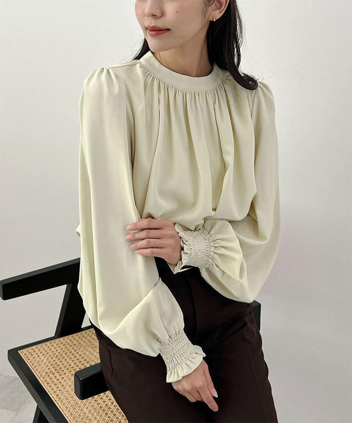 Futier Land（フューティアランド） ブラウス 裏起毛 ハイネック