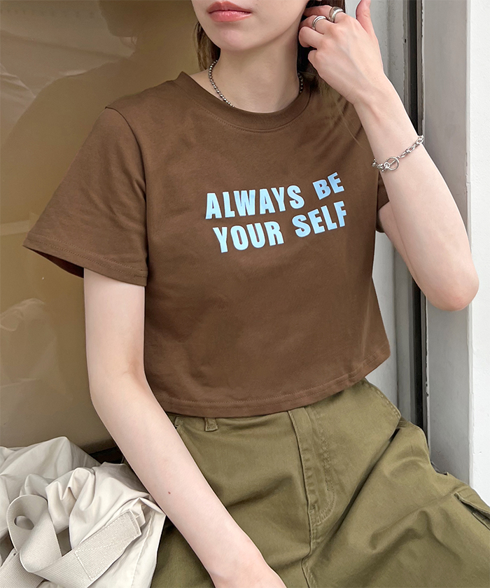 Futier Land（フューティアランド） Tシャツ ロゴ プリント ロング丈