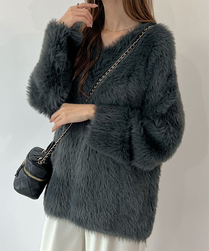 本日限定値下げ　drawer 3G シャギーニットジレ フリーサイズ 本日限定値下げ drawer 3G シャギーニットジレ フリーサイズ drawer 3G