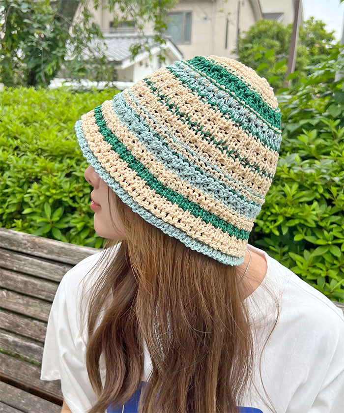 Futier Land（フューティアランド） 帽子 ハット クロシェハット