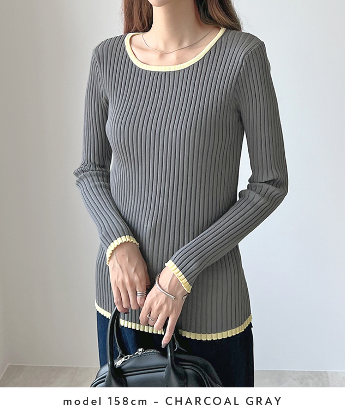 フォクシー　アラニアニットトップ　長袖ニット　リブ　38 フォクシー アラニアニットトップ 長袖ニット リブ 38 フォクシー