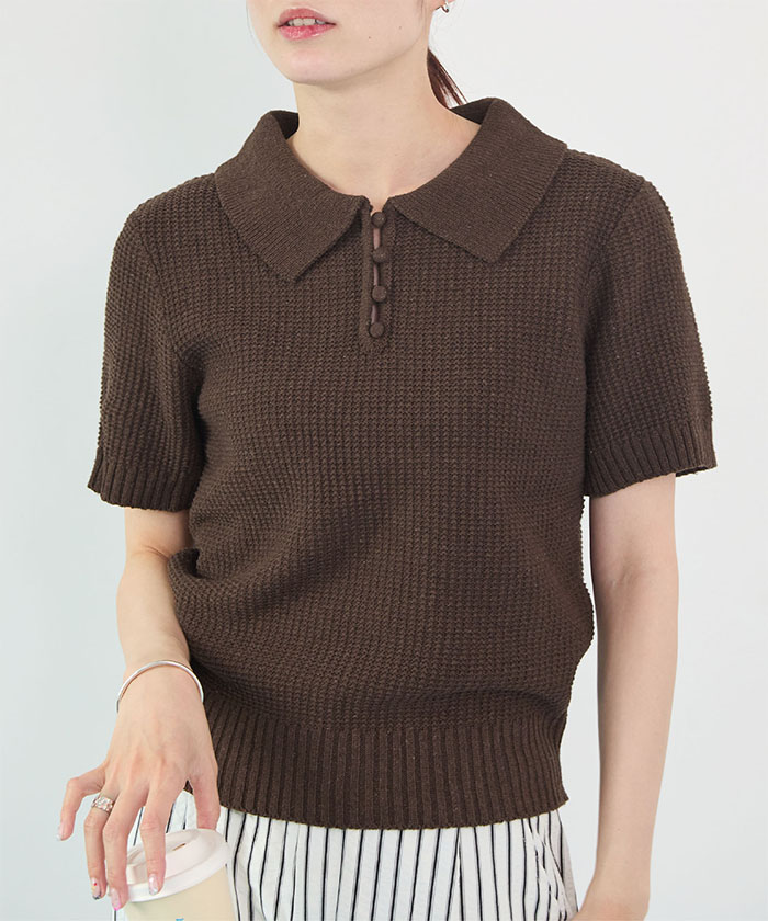 Futier Land（フューティアランド） Tシャツ 半袖 サマーニット ニット