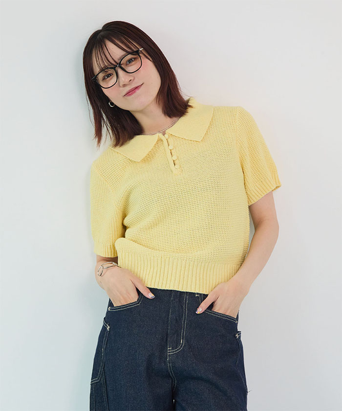 Futier Land（フューティアランド） Tシャツ 半袖 サマーニット ニット
