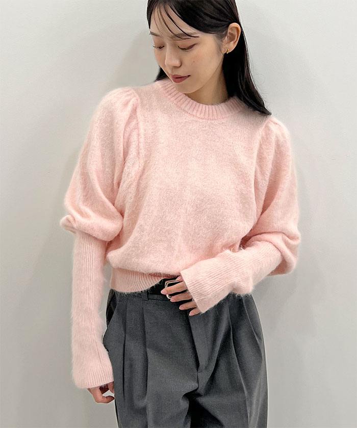 Futier Land（フューティアランド） ニット モヘア パフスリーブ