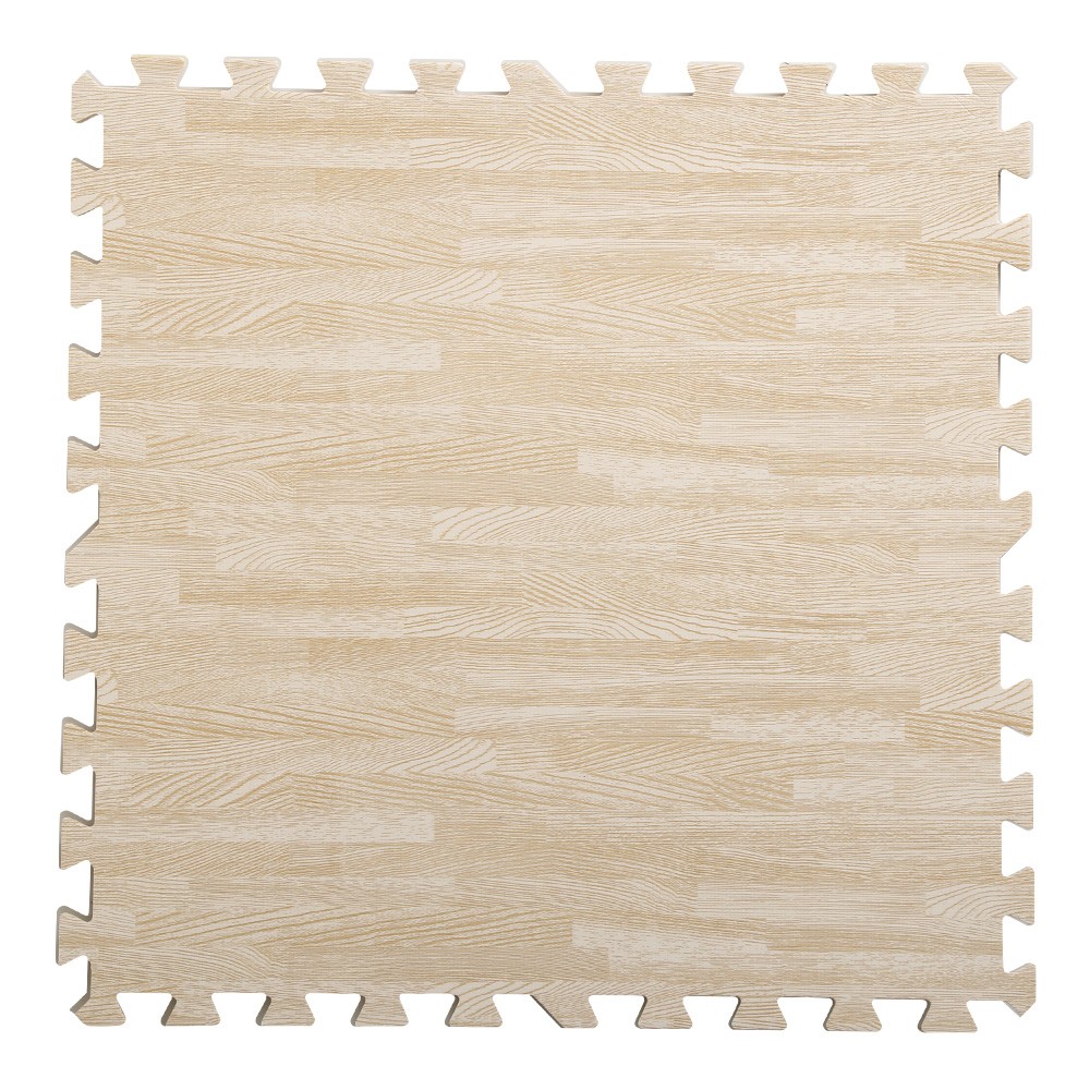 ジョイントマット 大判 60cm 24枚 4 5畳 木目 厚手 防音 保温 低ホルムアルデヒド Eva樹脂 サイドパーツ付 フロアマット ベビー 赤ちゃんマット Mmt 24 布団の安眠 通販 Yahoo ショッピング