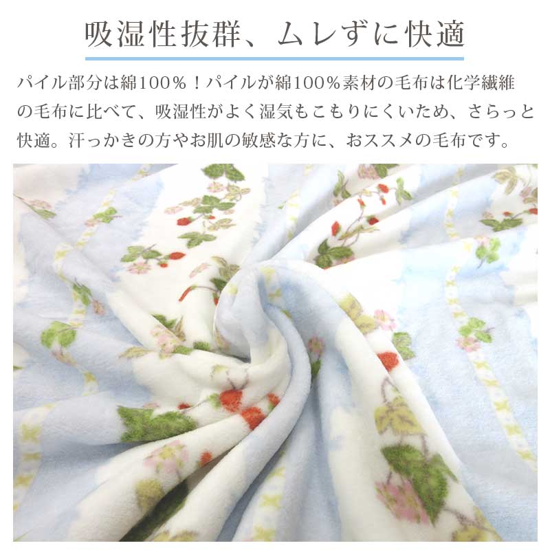 ウェッジウッド 綿毛布（毛布、ブランケット）｜毛布、ブランケット