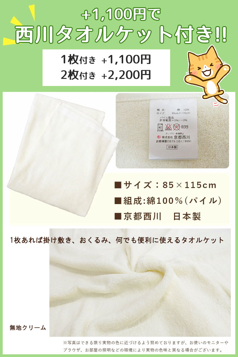 西川タオルケット付