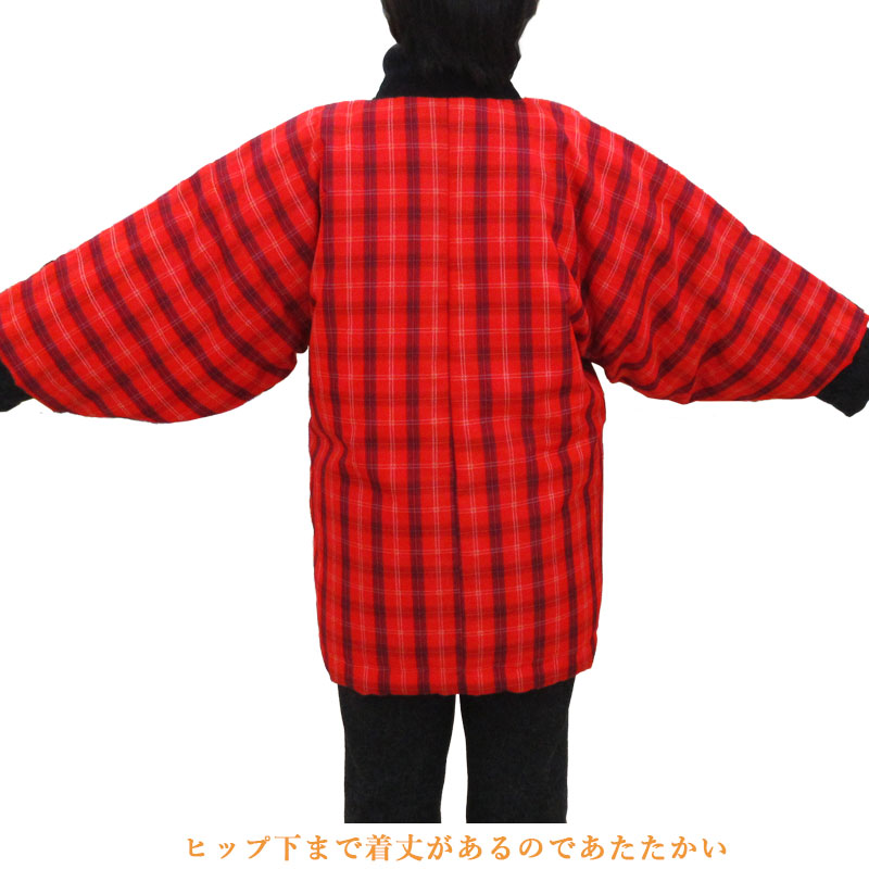 久留米織り半纏モデル着用