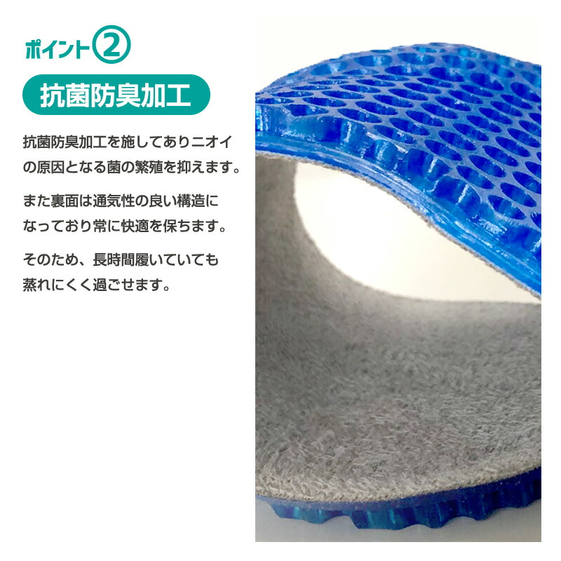 ジェル インソール M L ゼログラビティ 無重力 クッション くつ 中敷