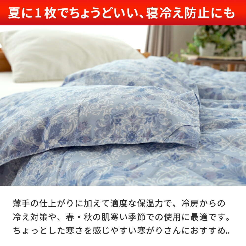 羽毛肌掛け布団 2枚セット シングル シングルロング ダウンケット 日本