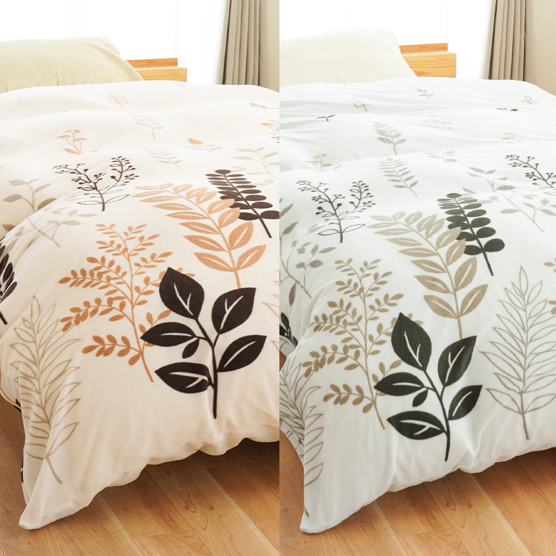 掛け布団カバー シングル 2枚セット 暖かい 冬 マイクロフリース 冬用