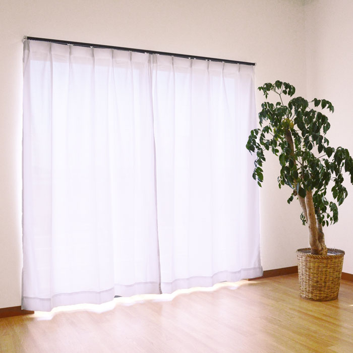 遮像レースカーテン 断熱 UVカット Lクローズ 6サイズ均一価格