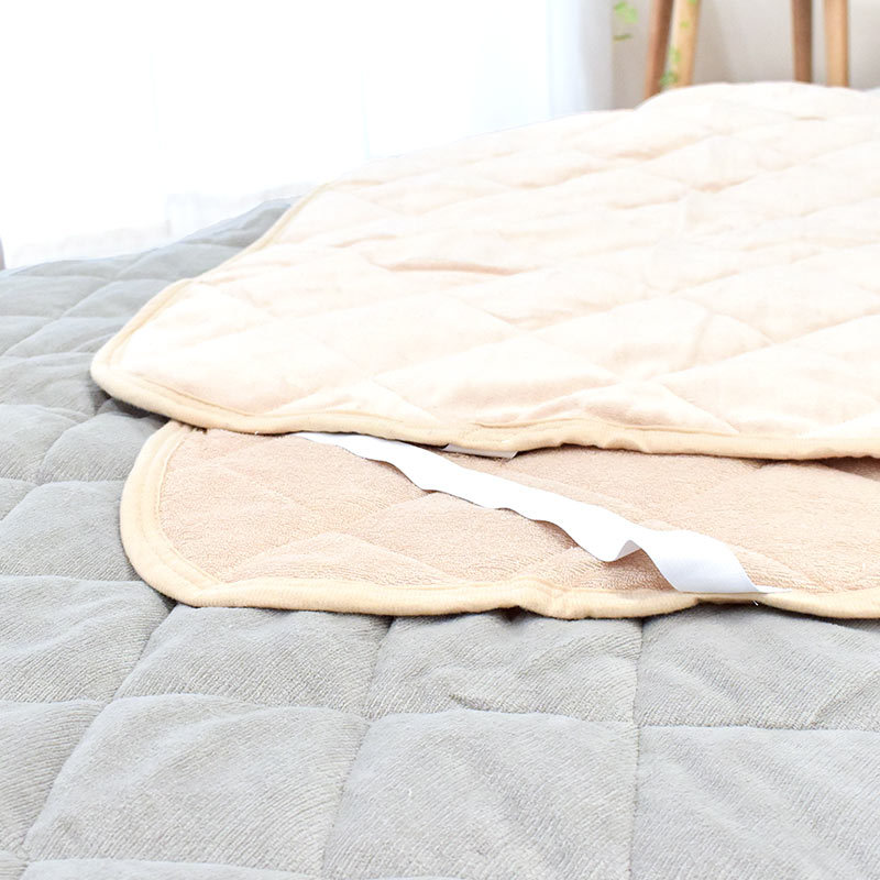 西川（nishikawa） 毛布 敷きパッド ダブル 綿100％パイル