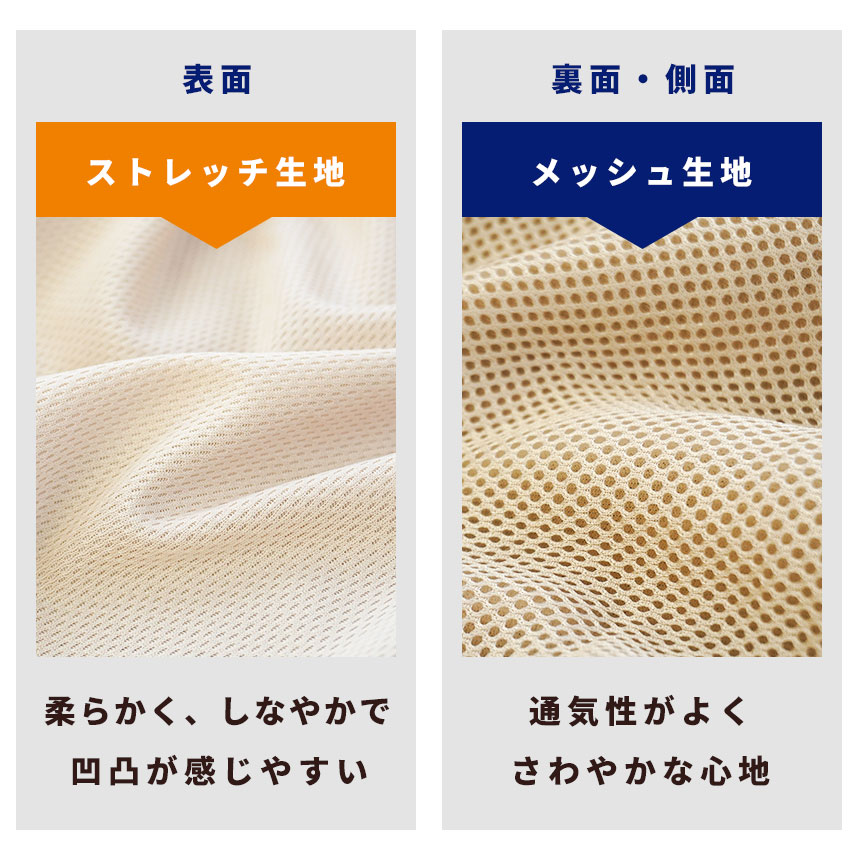 ２つの生地素材