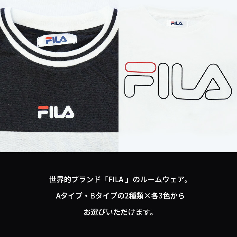 パジャマ レディース FILA フィラ 半袖 七分丈パンツ 夏 ルームウェア 婦人パジャマ M L LL 3L 大きいサイズ｜futon｜08