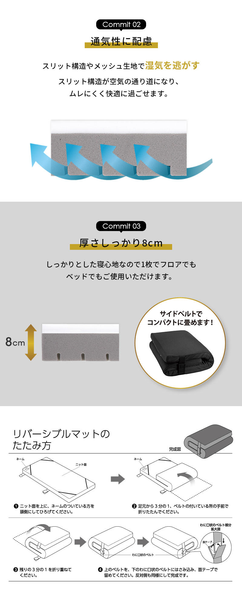 ライザップ マットレス シングル 4WAYリバーシブル 高反発 低反発 体圧