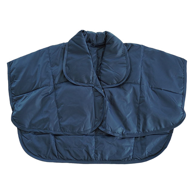 洗える羽毛肩当て ダウン60％ ウォッシャブル 肩・首の冷え防止 無地