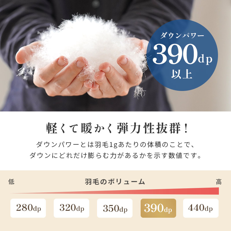 西川 羽毛布団 シングル グースダウン90％ 390dp 日本製 フレッシュアップ加工 国内洗浄 暖かい 特殊キルト 羽毛掛けふとん