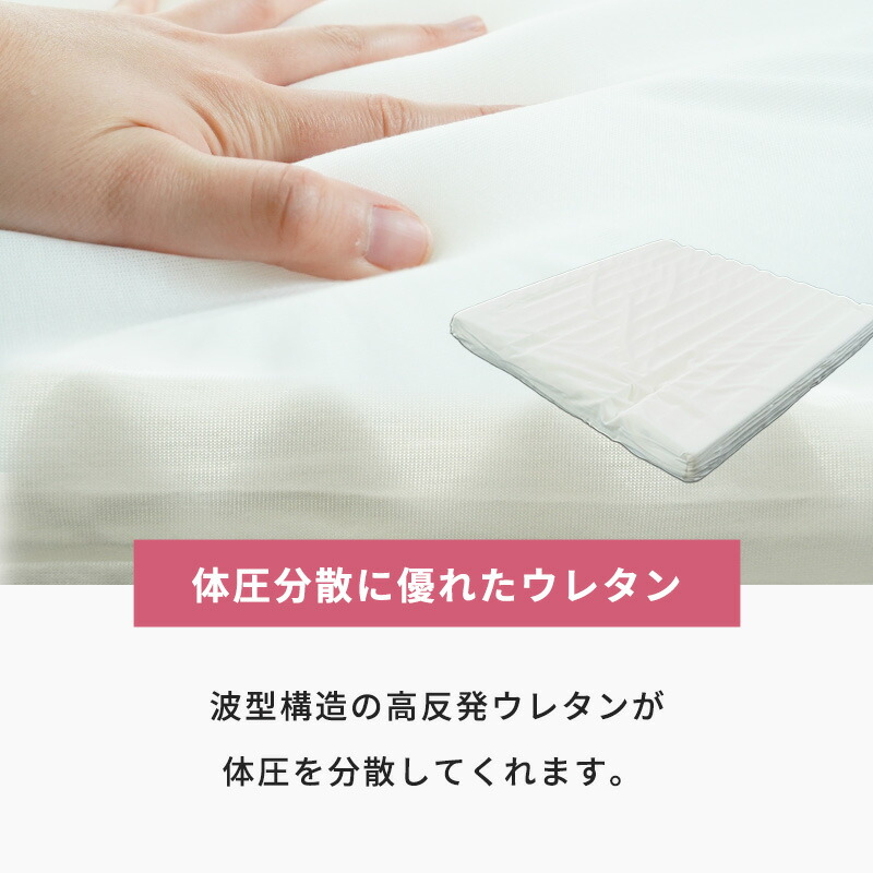 西川 ごろ寝マット 60×180cm 三つ折り 波型 高反発ウレタン ゴロ