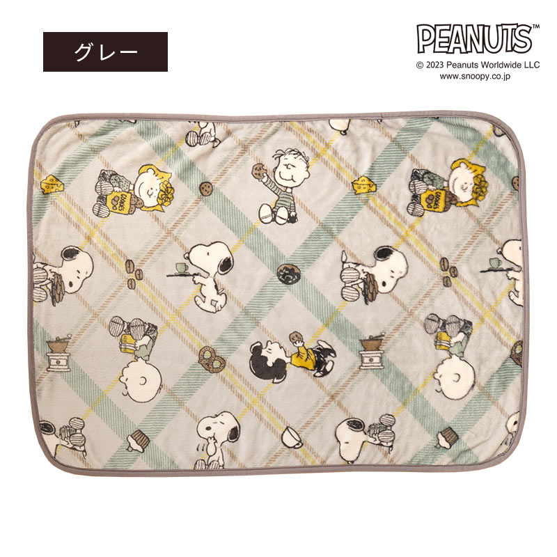 SNOOPY スヌーピー ひざ掛け 70×100cm 西川 膝掛け毛布 軽量