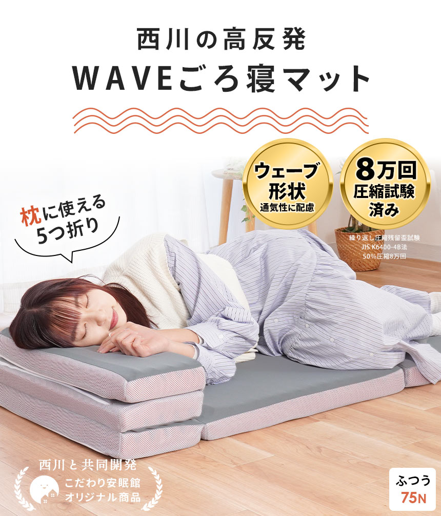 西川の高反発WAVEマットレス