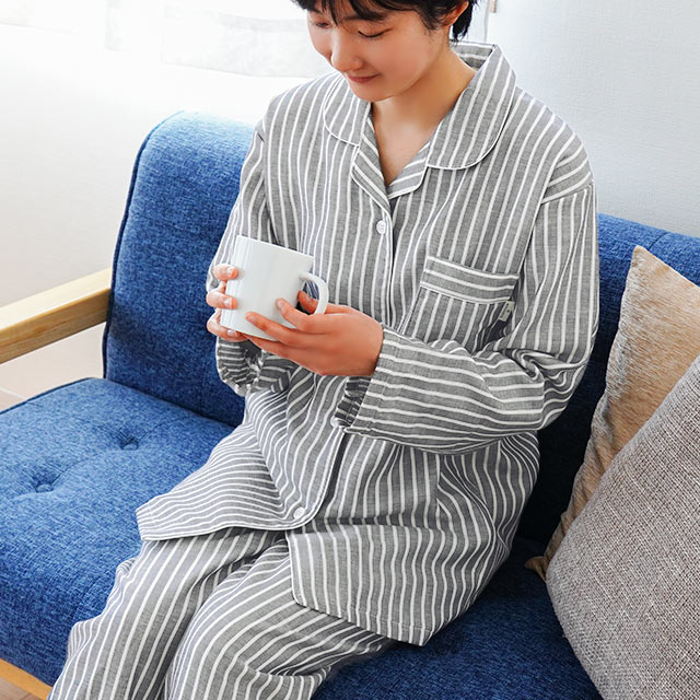 播州織 三重ガーゼ パジャマ  綿100%  日本製 エネタン Enethan 41Um+33oDQL._AC_UY1000_.jpg