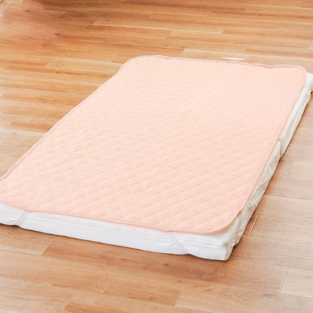 ベビー 防水 敷きパッド 2枚セット 70×120cm 綿100％ガーゼ