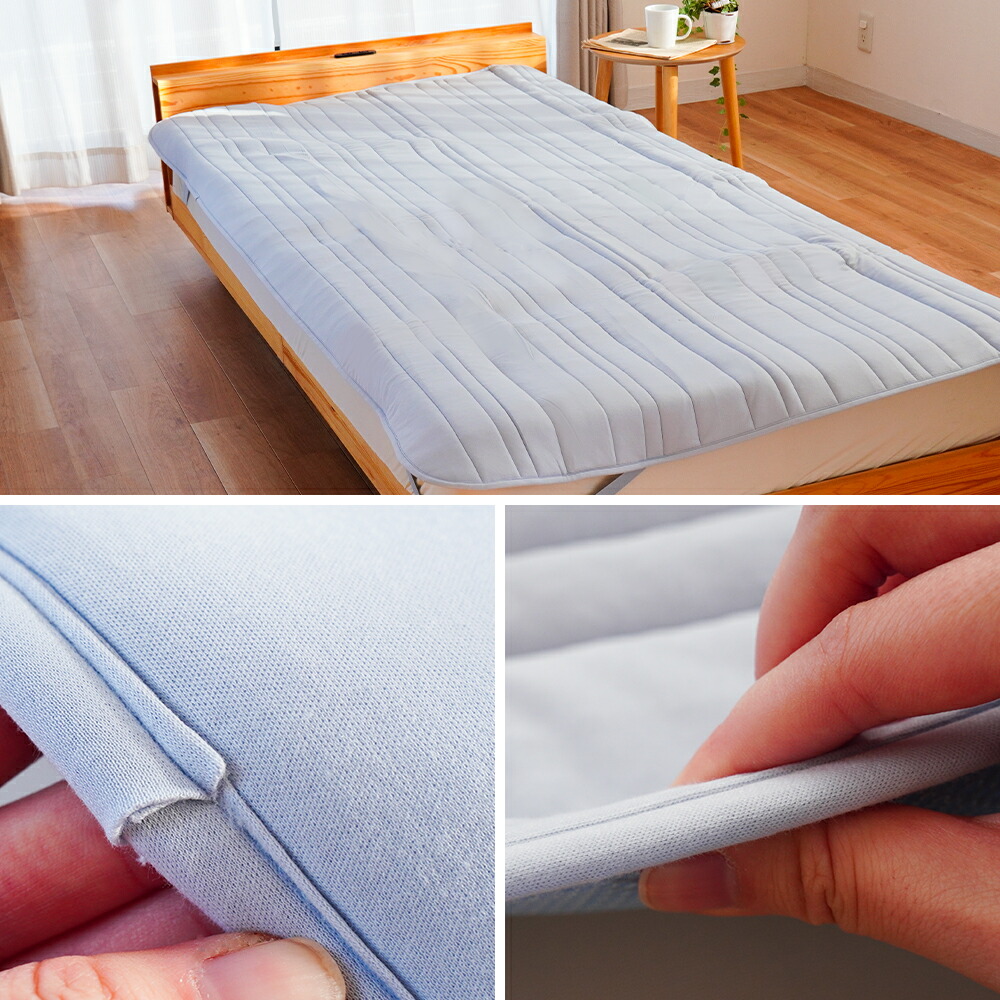 西川（nishikawa） 敷きパッド ベッドパッド セミダブル 日本製 綿100