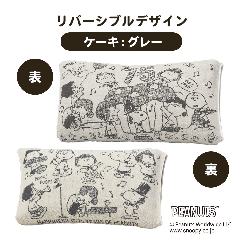西川 スヌーピー のびのび枕カバー 34×64cm ワイドサイズ SNOOPY パイル タオル地 ピローケース | SNOOPY | 02