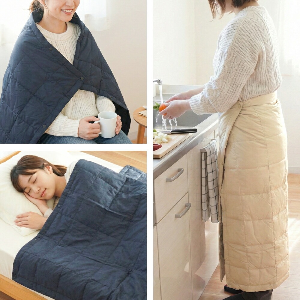 西川（nishikawa） 羽毛 ひざ掛け ブランケット ダウンケット ダウン70