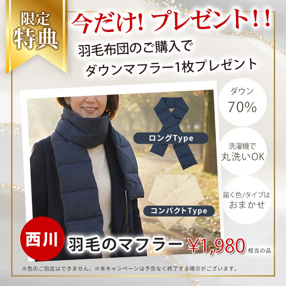 羽毛布団 シングル カナダ産 マザーグースダウン95％ 増量1.3kg 日本製