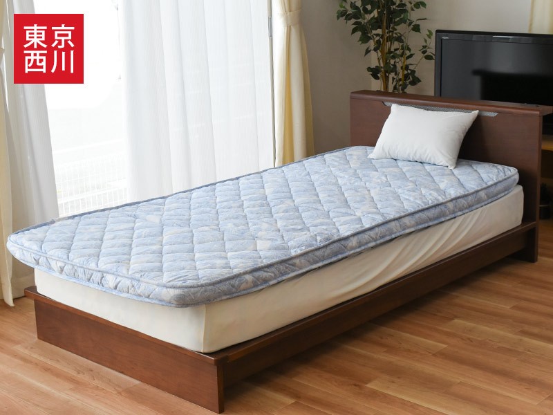 西川　敷布団 西川 敷布団 敷き布団 シングルロング 両面ウール50％ 羊毛混 三