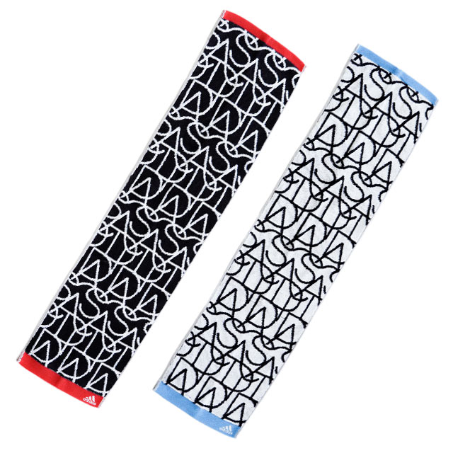 スポーツタオル 2枚セット 20×90cm adidas アディダス 綿100％ マフラータオル スリムスポーツタオル 部活タオル 圧縮ネコポス便 | adidas | 03