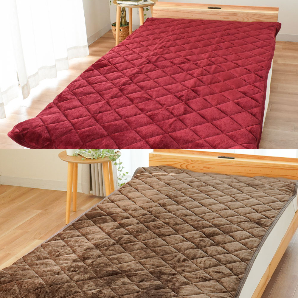 新品♦️西川高級敷きパッド♦️ダマスク柄 ブラウン シングル2枚セット♦️送料込 新品♦️西川高級敷きパッド♦️ダマスク柄 ブラウン シングル2枚