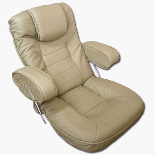 回転座椅子 座椅子 肘掛付き 360度 回転 合皮レザー調 リクライニング チェア