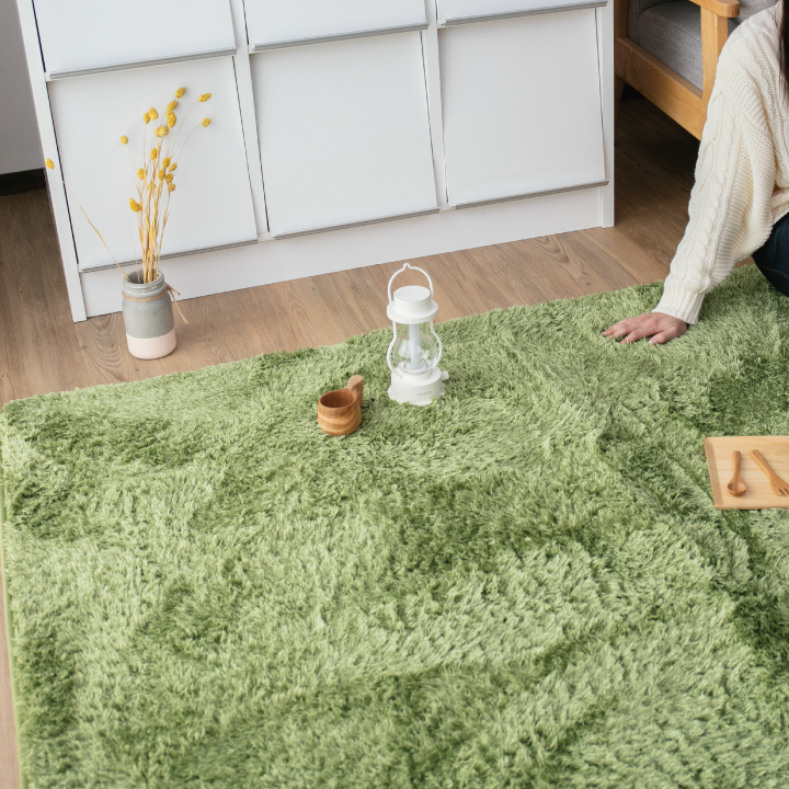 Colorsroom ラグ シャギーラグ 1.5畳 おしゃれ 洗える オールシーズン