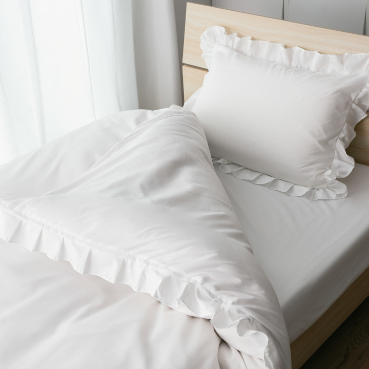 Colorsroom 布団カバー フリル カバー3点セット 4点セット シングル