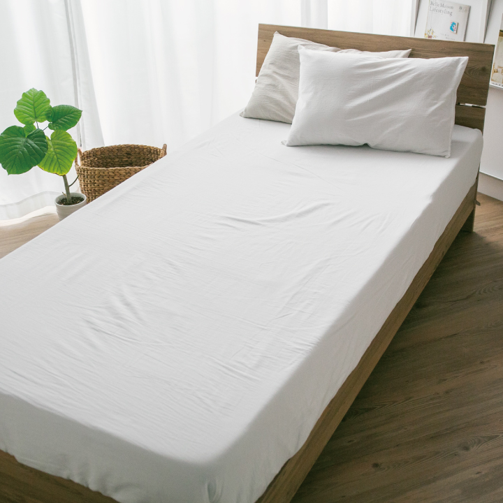 Colorsroom フラットシーツ 綿100％ シングル 洗いざらし 布団カバー