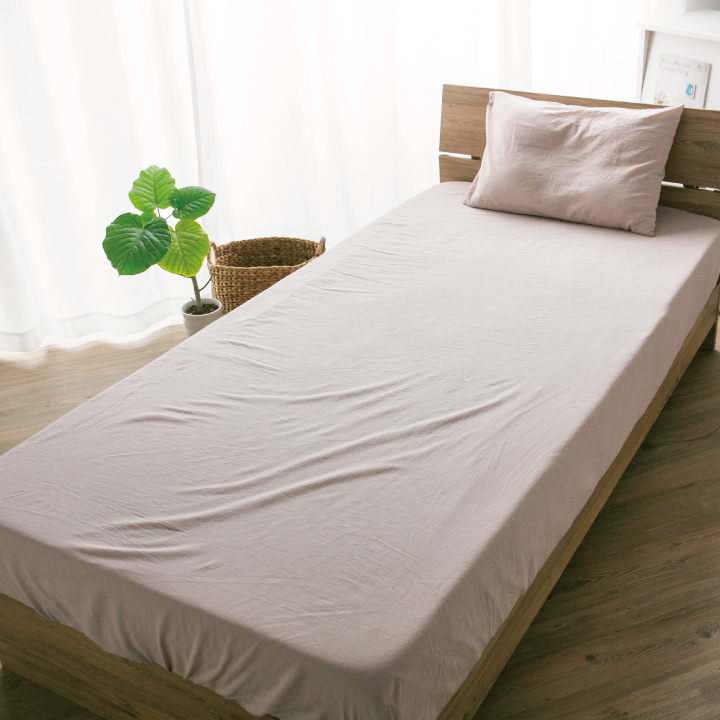 Colorsroom フラットシーツ 綿100％ シングル 洗いざらし 布団カバー