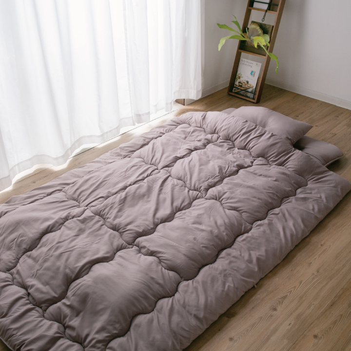 Colorsroom 布団セット シングル 4点 組布団 来客用 洗える 固綿入り