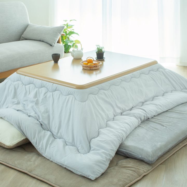 Colorsroom こたつ布団 ピーチスキン 長方形 こたつ掛け布団 あったか