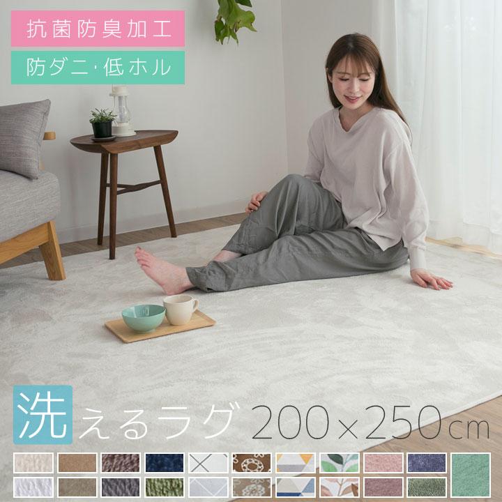洗えるラグ