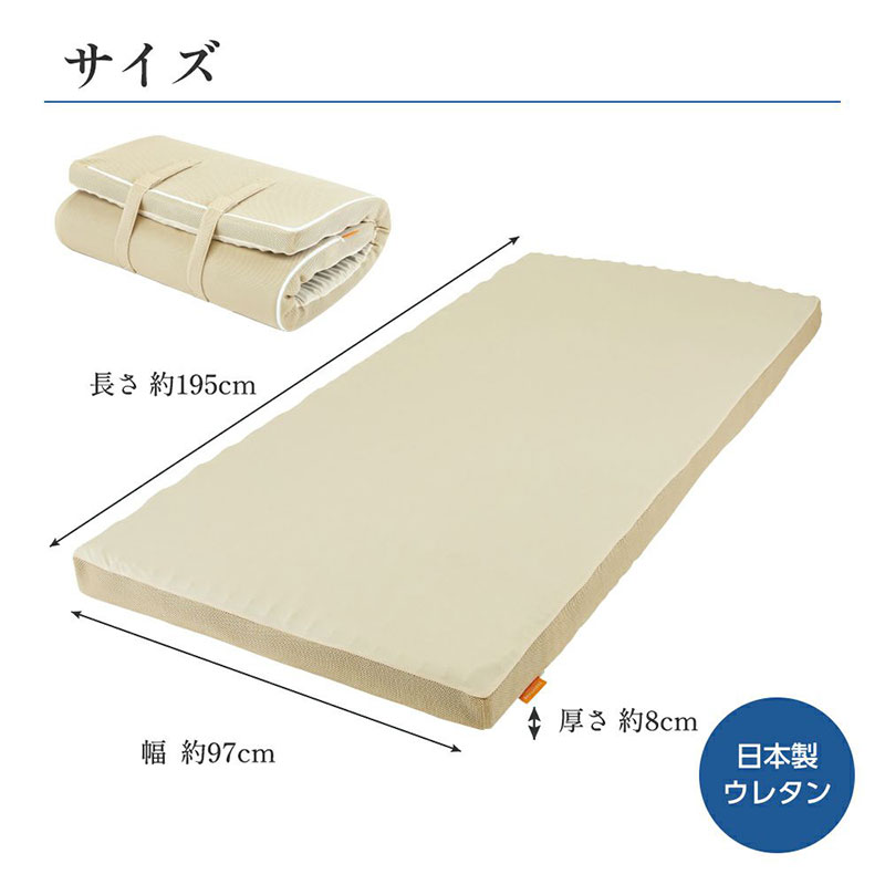 西川（nishikawa） 昭和西川 マットレス ラクシーン シングル 97×195cm