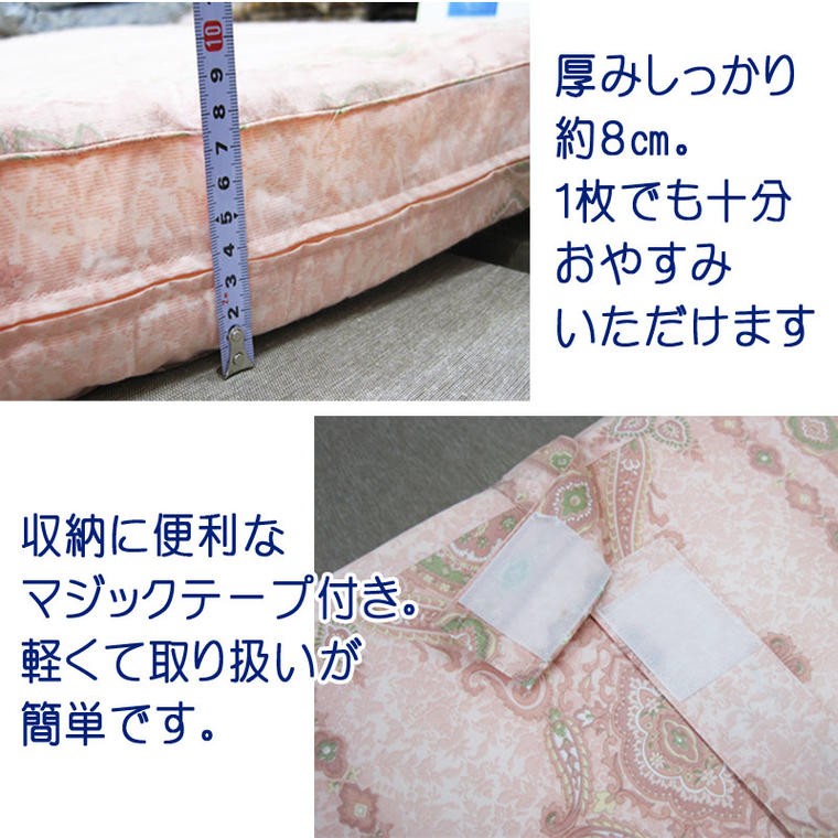 新基準になって再登場！】 日本製 寝ごこちぐっすり敷きふとんシングル