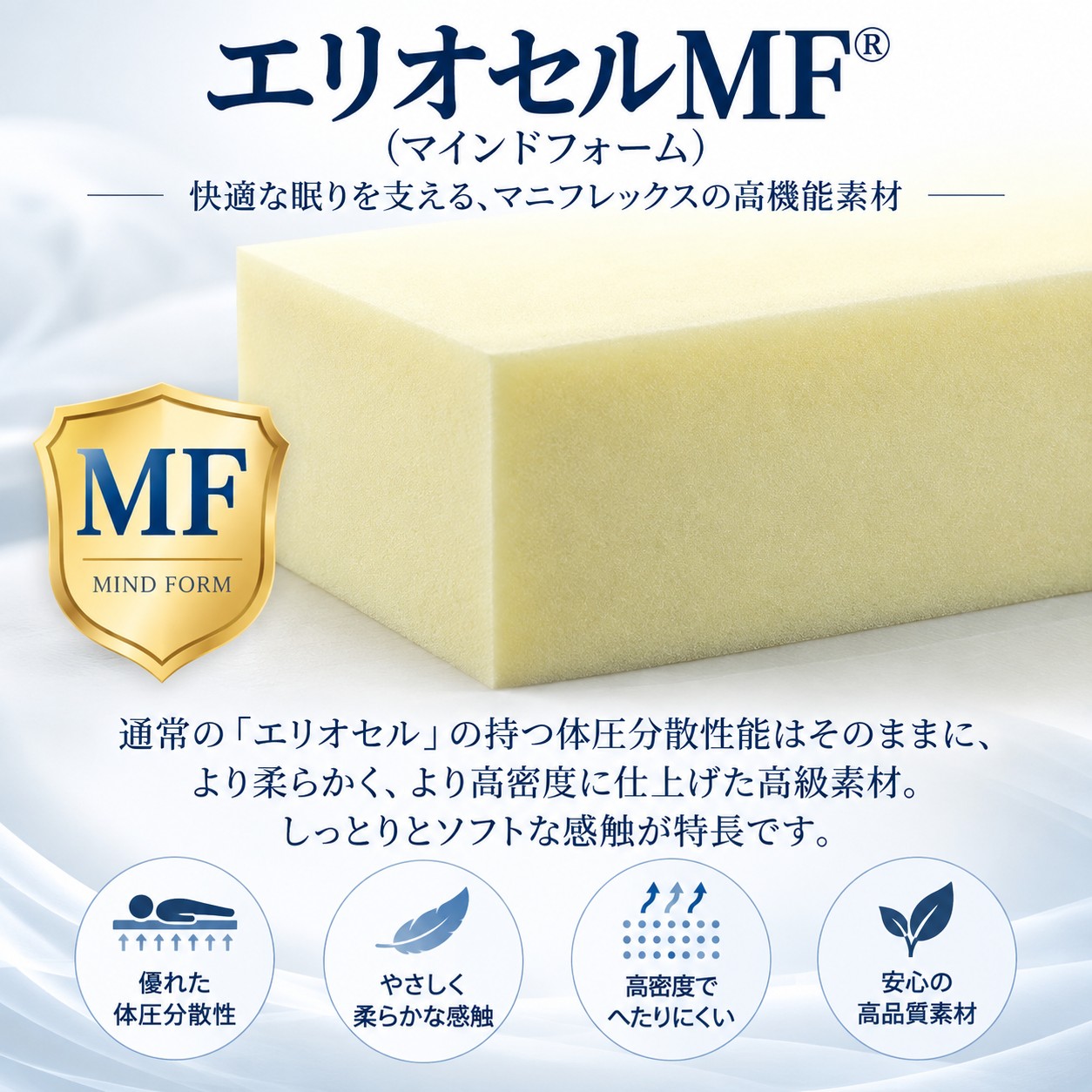 VIROBLOCK マニフレックス マットレストッパー シングル ヴィロ